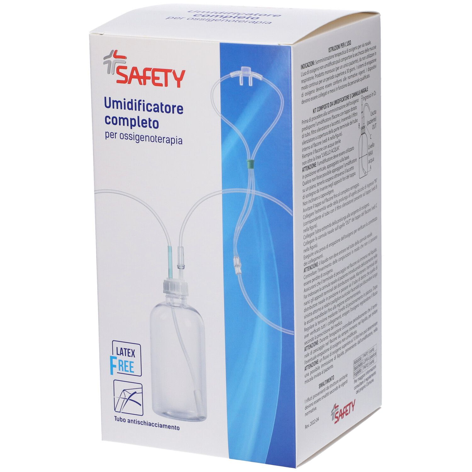 Safety Gorgogliatore completo per Ossigenoterapia