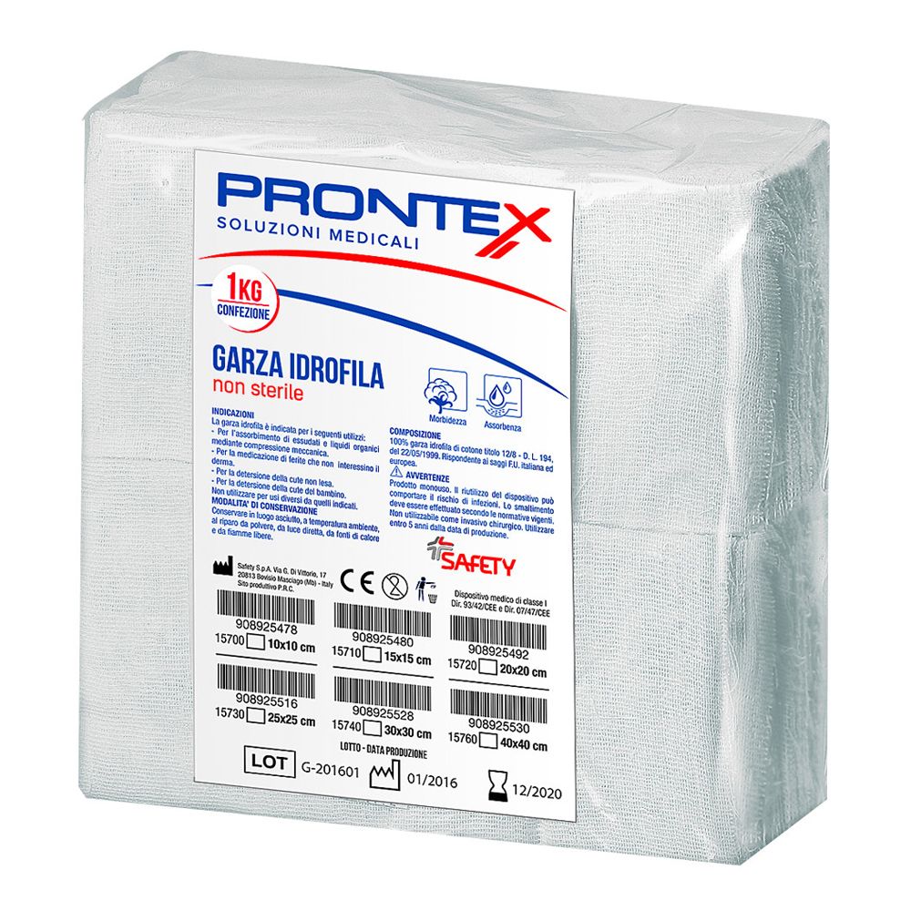 Garza Prontex 10X10Cm 1KG 1000 g