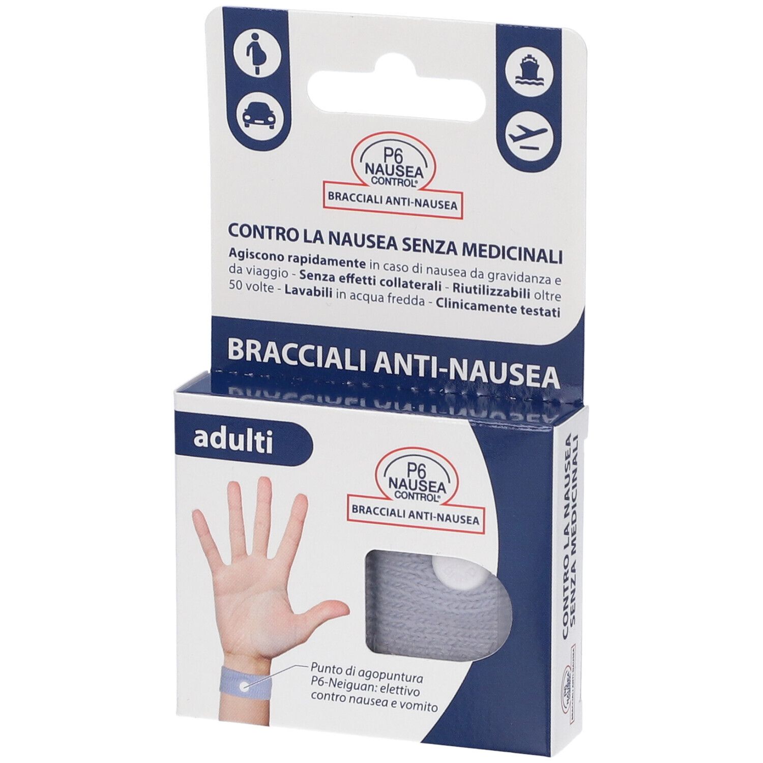 P6 Nausea Control Seaband AD 2 St Armband