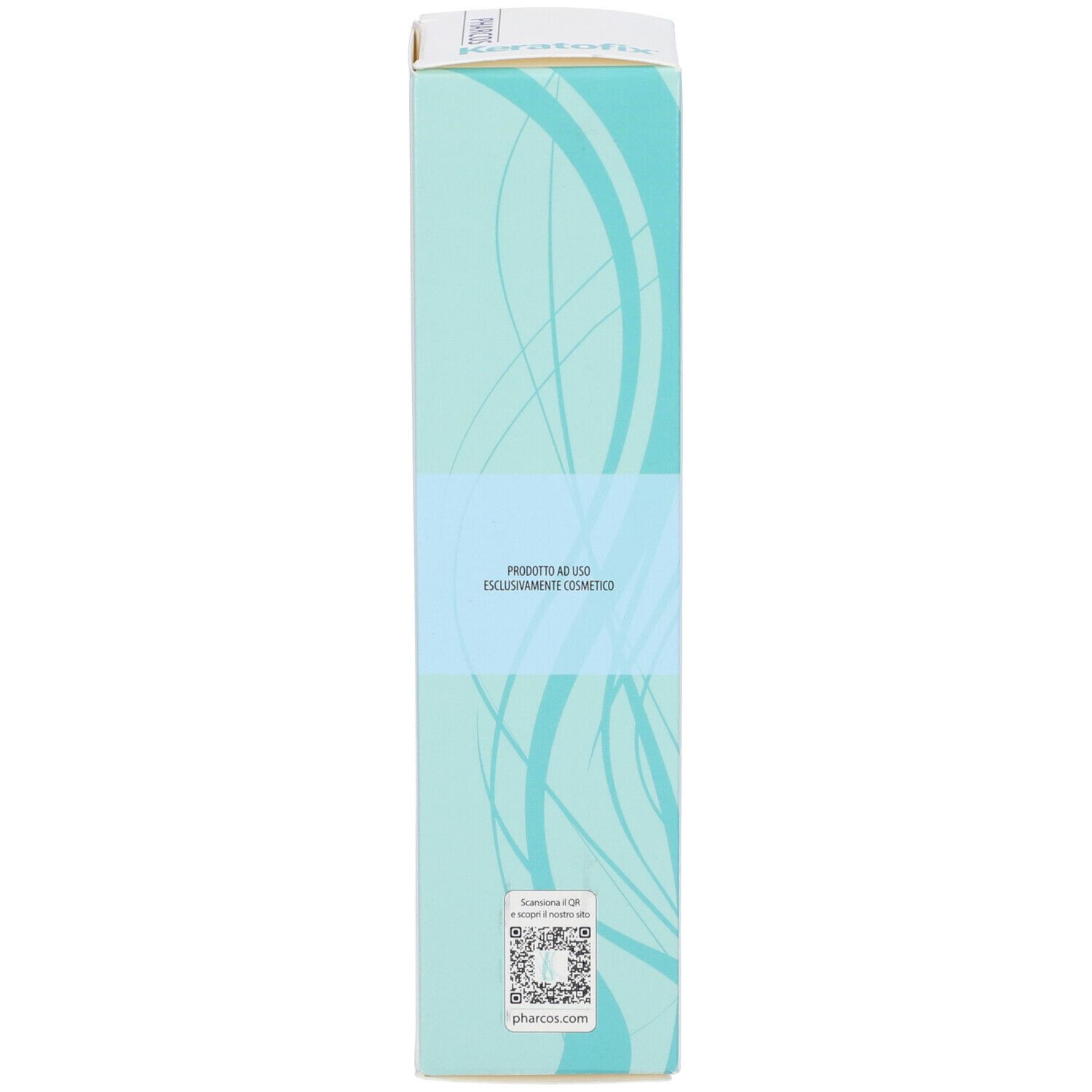 Retro della scatola. Testo sui prodotti cosmetici. Gel per capelli.