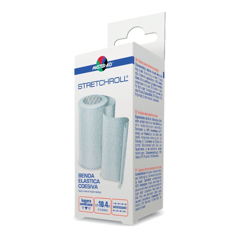 MasterAid® Stretchroll® Benda Elastica Coesiva 10cm x 4m