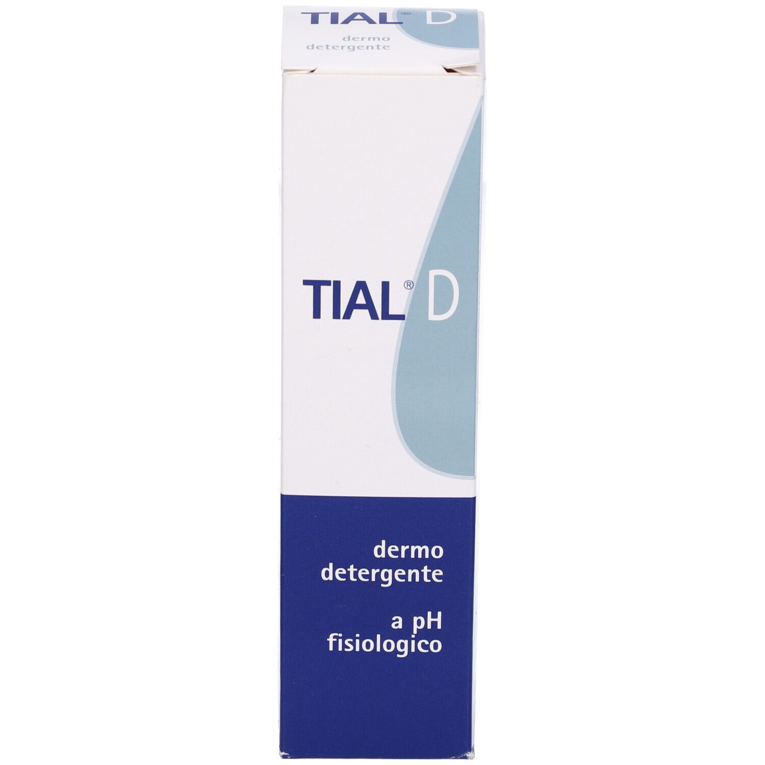 Scatola. Scritta: Tial D, pH, nome prodotto.