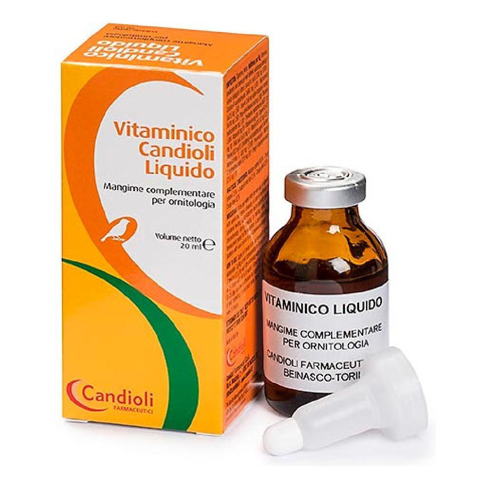 CANDIOLI Vitaminico Candioli liquido 20 Ml - Mangime complementare per ornitologia - Immagine 9