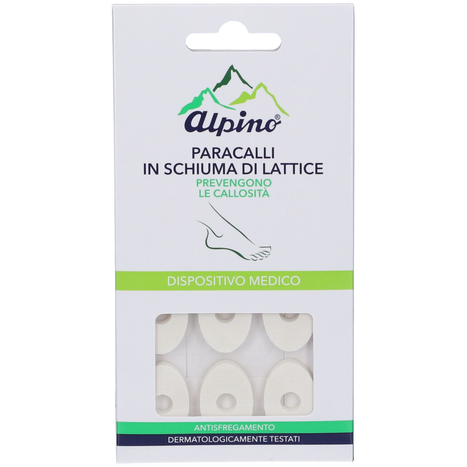 Alpino Paracalli in Schiuma di Lattice Ovali Piccoli