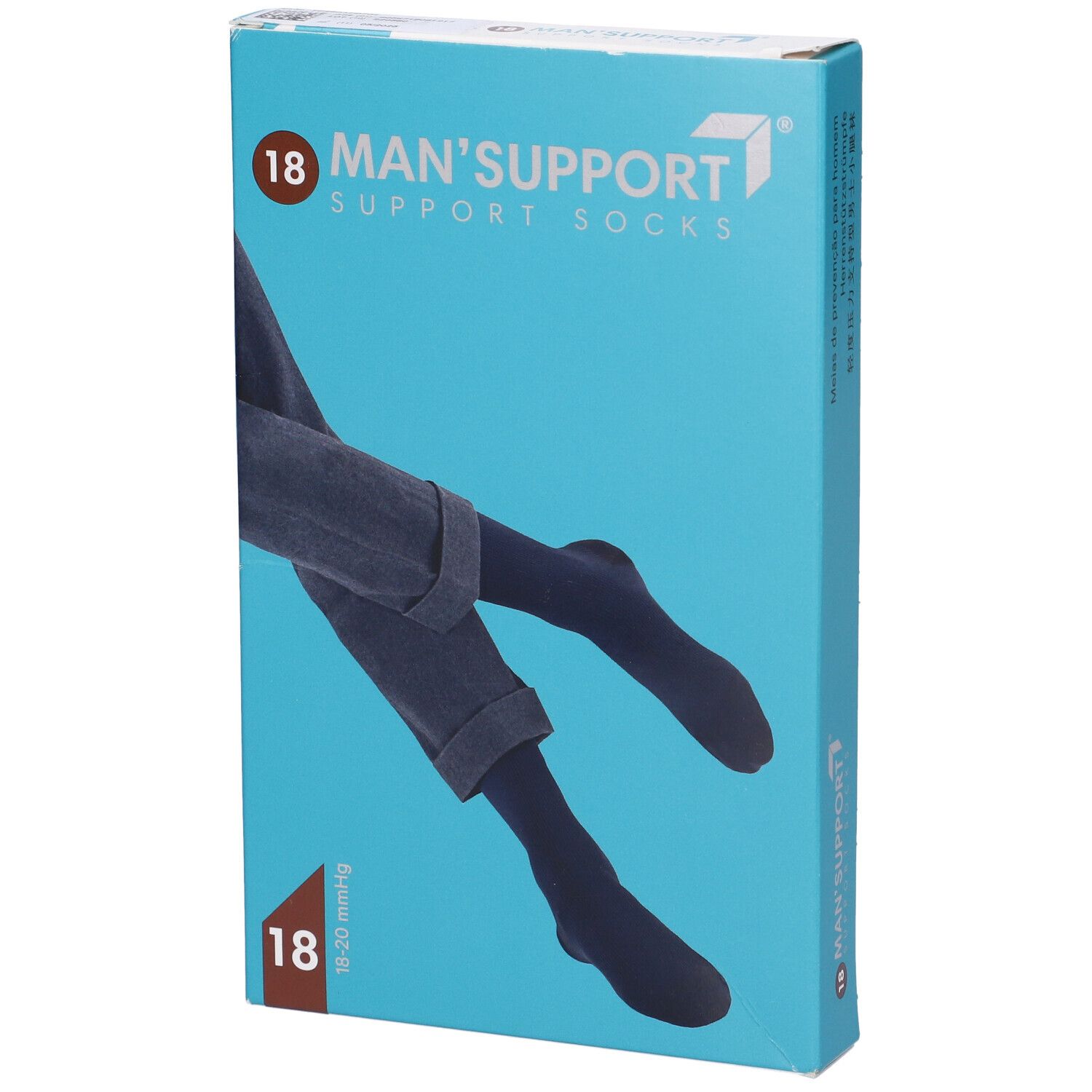 Gloria Med Uomo Blu Man Support 18 Gambaletto 18 4 - Immagine 7