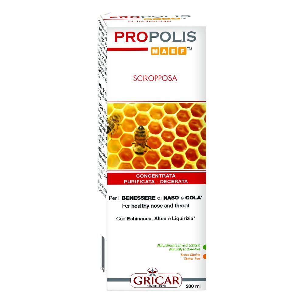 Gricar Chemical Propolis Ad Sciroppo 200 Ml - Immagine 3