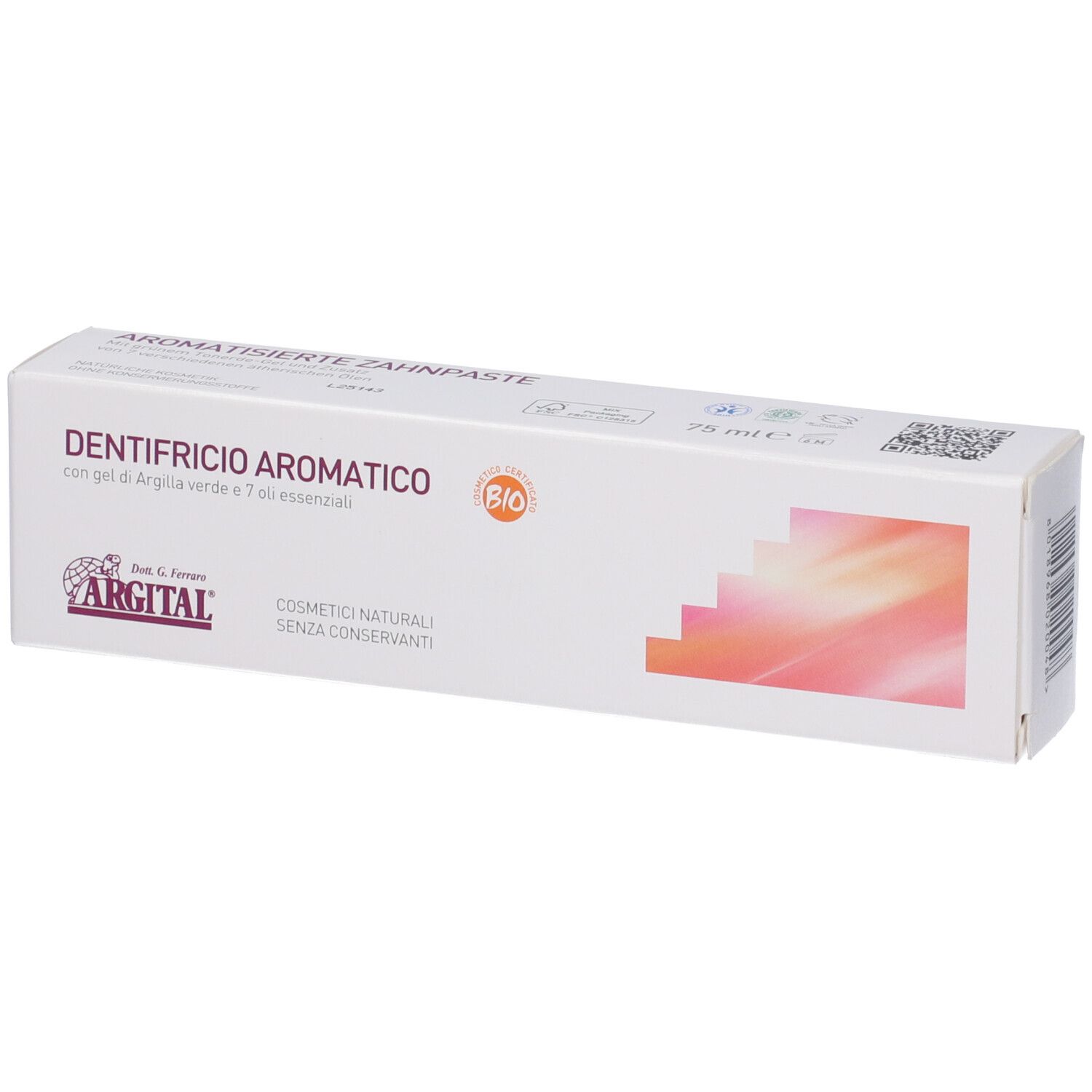 ARGITAL Dentifricio Aromatico Anticarie 75 ml - Immagine 8