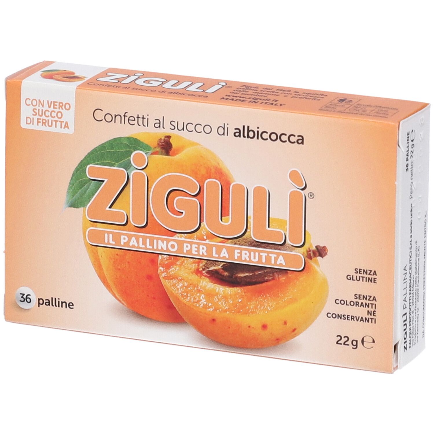 ZIGULI ALBICOCCA 36PALLINE 22G - Immagine 11