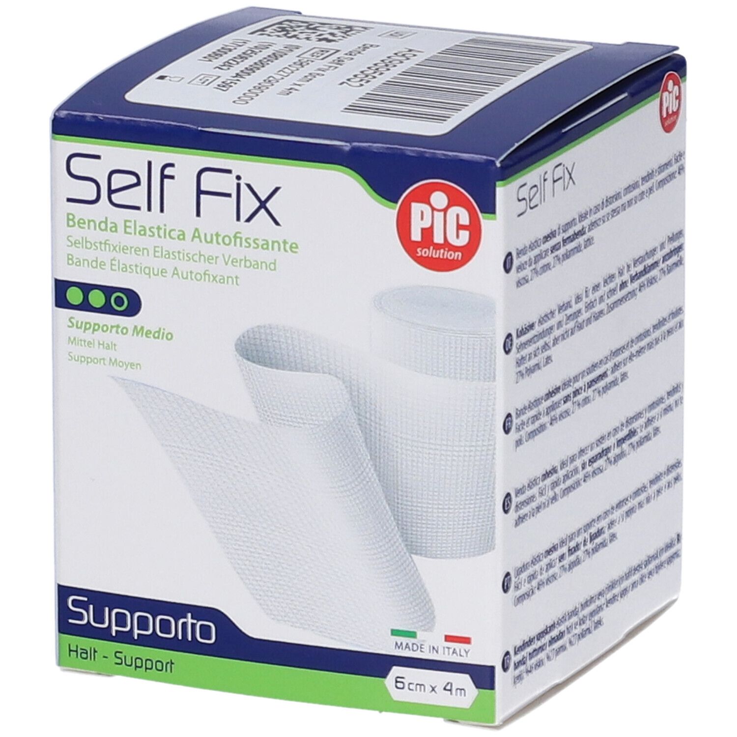 Pic Benda Elastica Coesiva Self Fix 6 cm x 4 Mt - Immagine 7