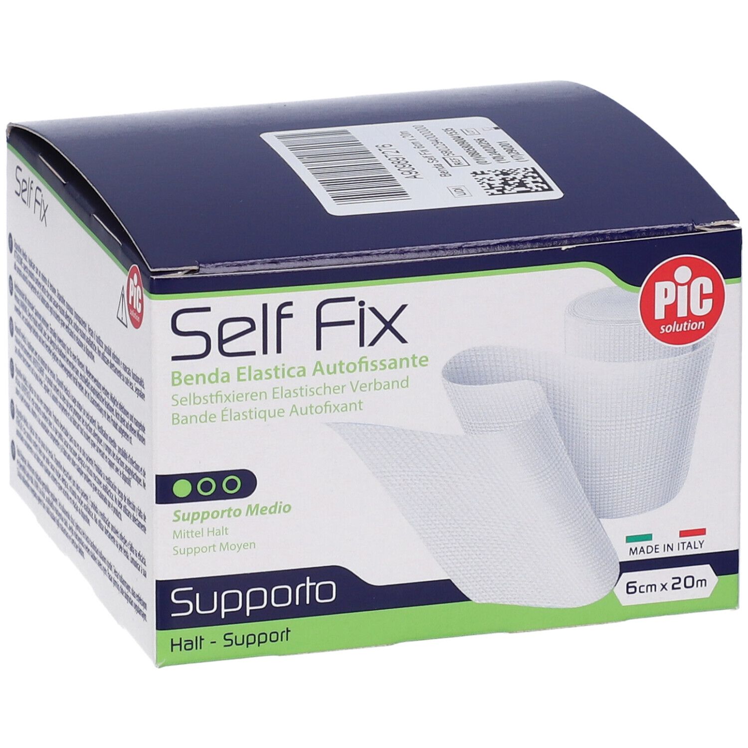 Verpackung für PIC Self Fix selbstklebendes elastisches Band.