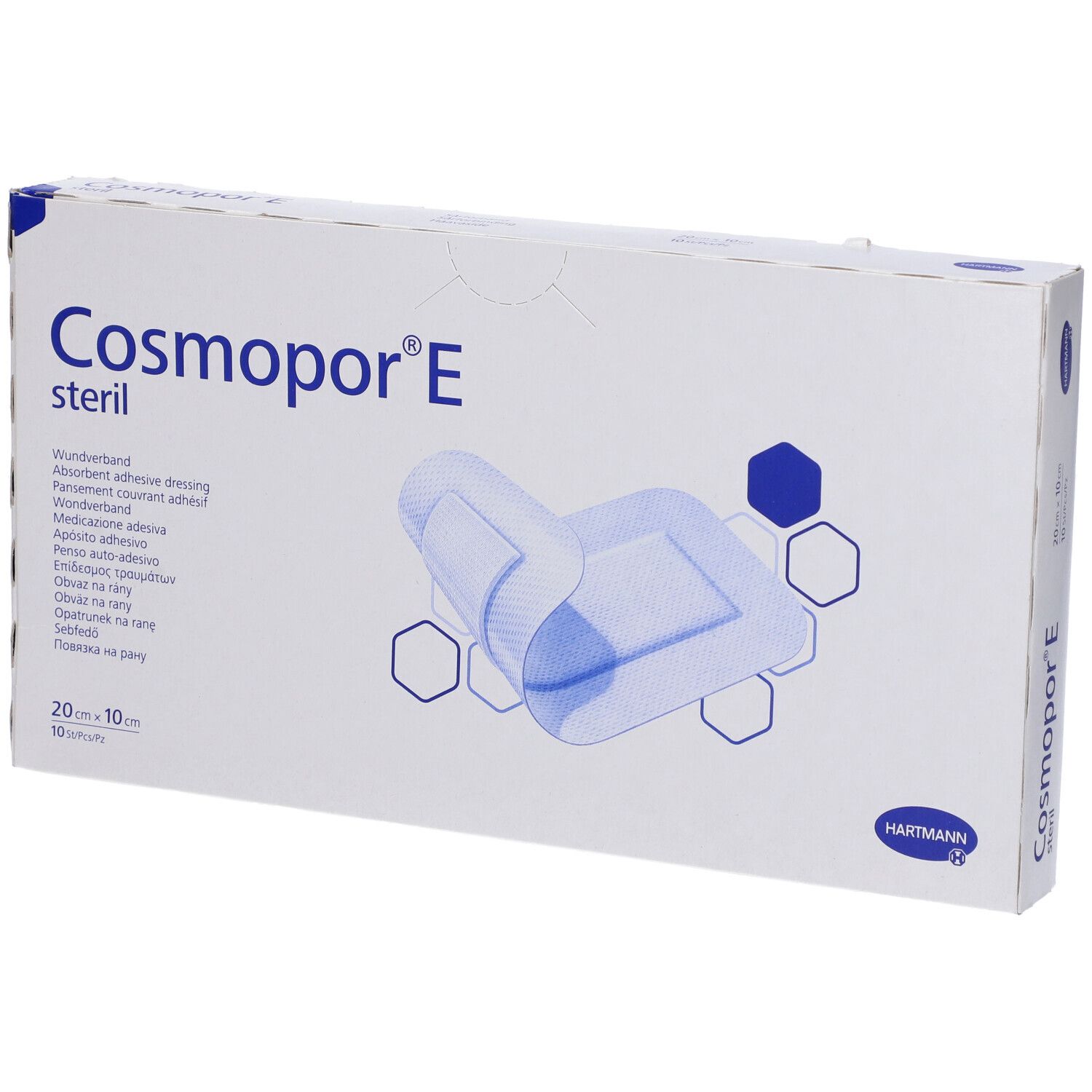 Cosmopor Cerotto Adesivo Sterile in Tessuto Non Tessuto 20x10 cm