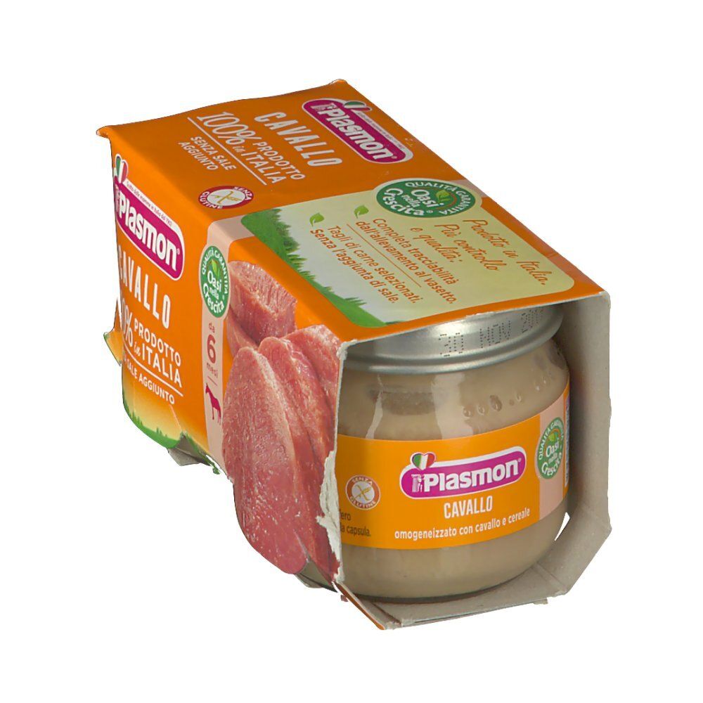 Plasmon Homogenisiertes Pferdefleisch 80 G X 2 Stück Plasmon