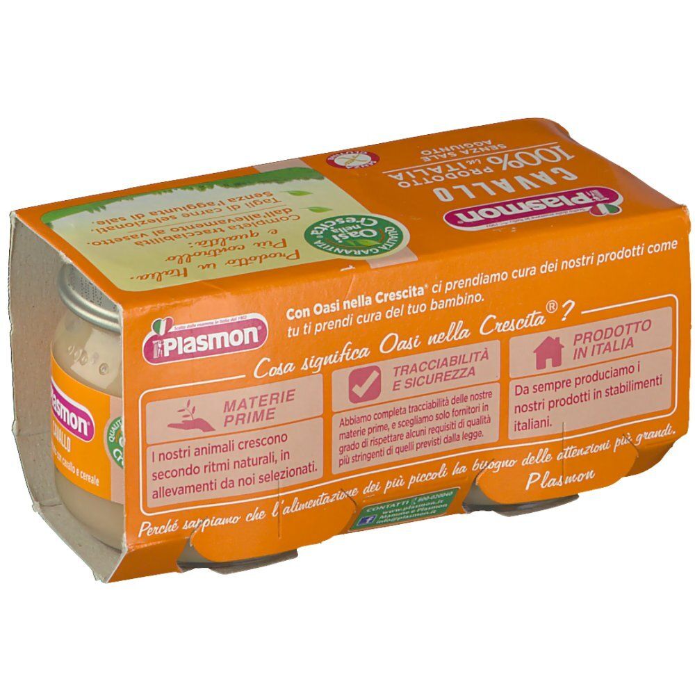 Plasmon Homogenisiertes Pferdefleisch 80 G X 2 Stück Plasmon