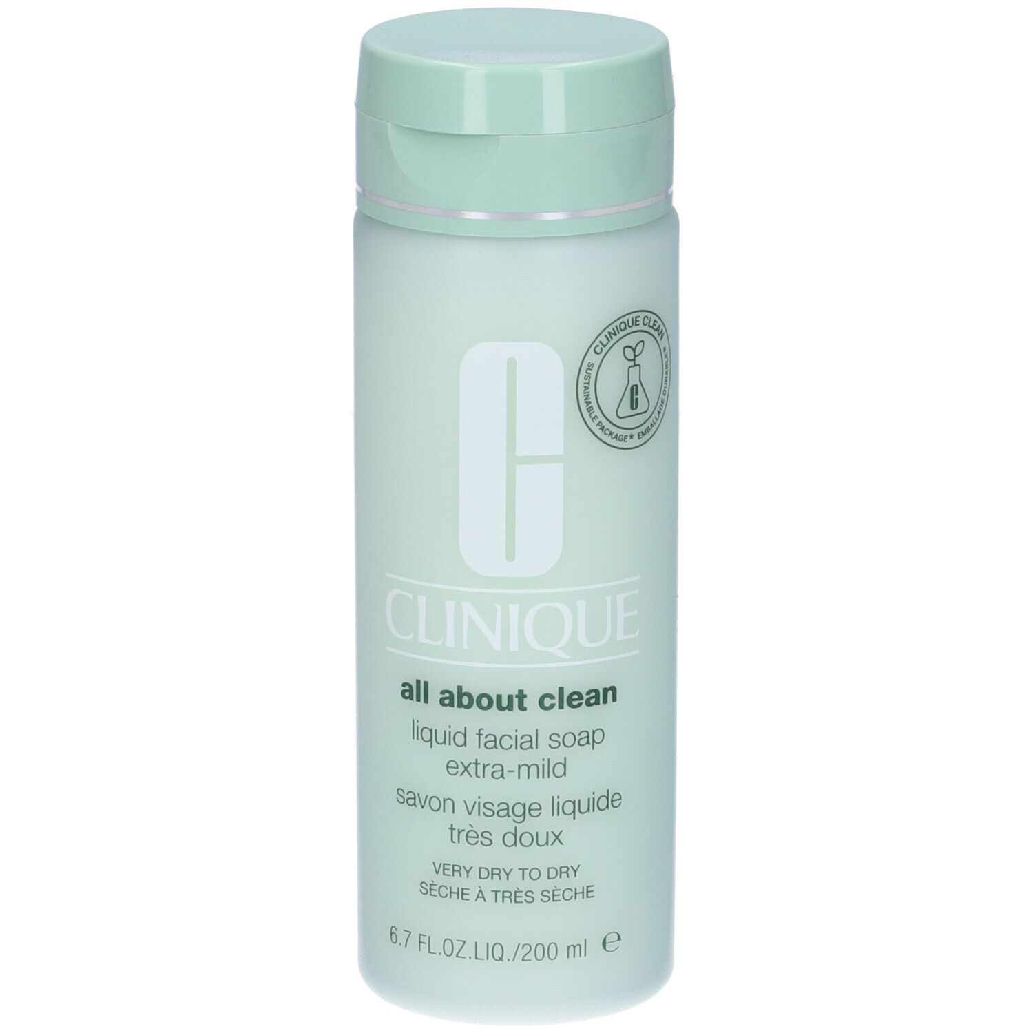 Image of Clinique All About Clean™ Sapone liquido per il viso molto delicato - Detergente - Pelle da molto secca a secca