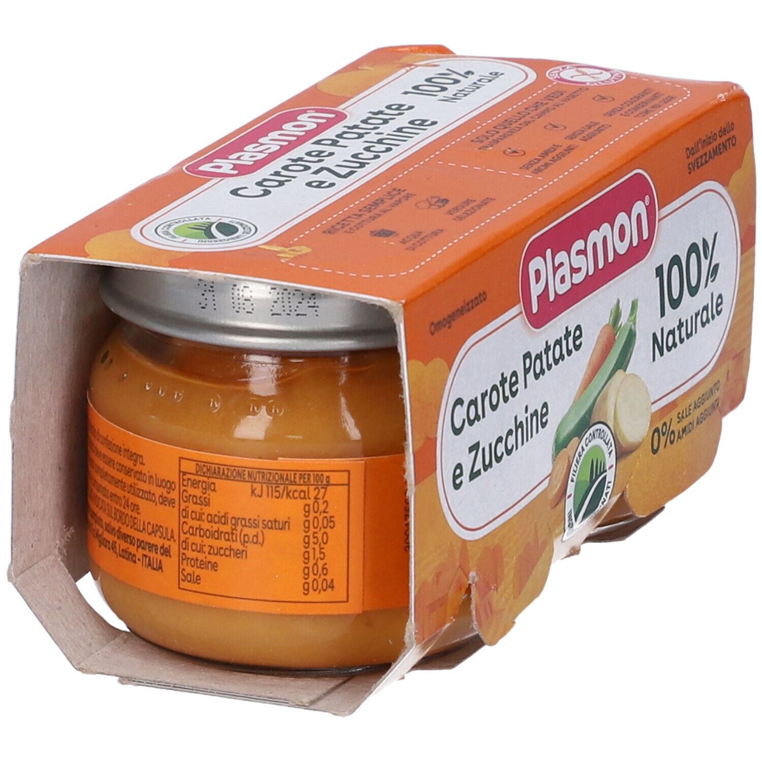 Plasmon Karotten/Kartoffel/Kürbis Brei 80 G X 2 Stück Plasmon