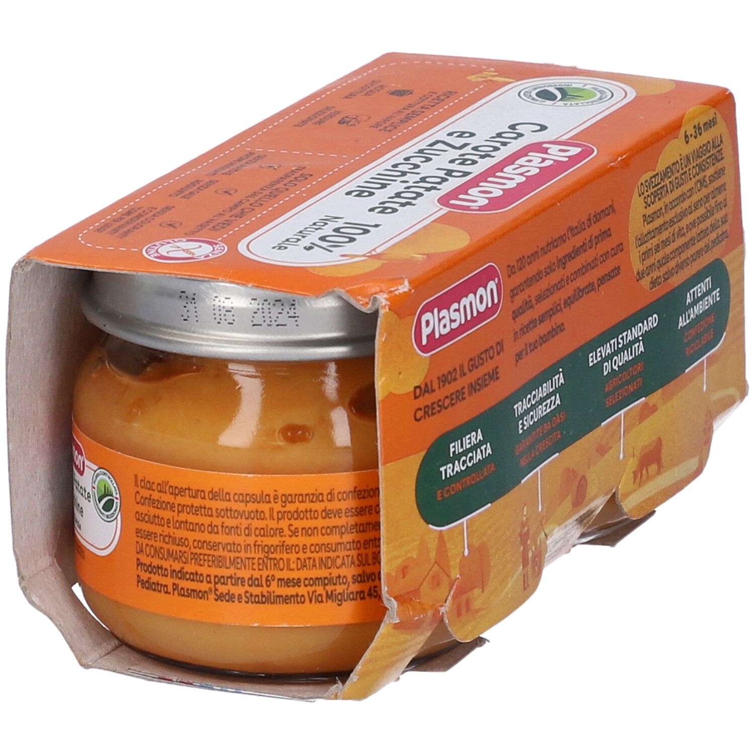 Plasmon Karotten/Kartoffel/Kürbis Brei 80 G X 2 Stück Plasmon