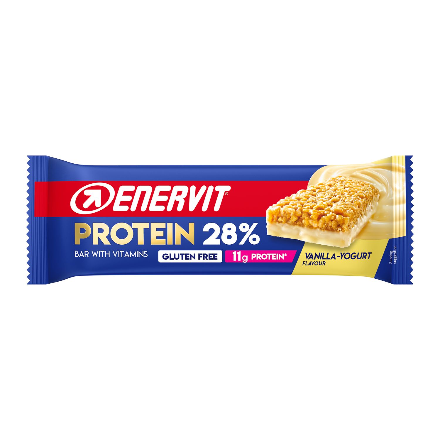 ENERVIT® Sport Protein Bar 28% - Vaniglia-Yogurt - risparmia il 10% con il codice: ENERVIT10