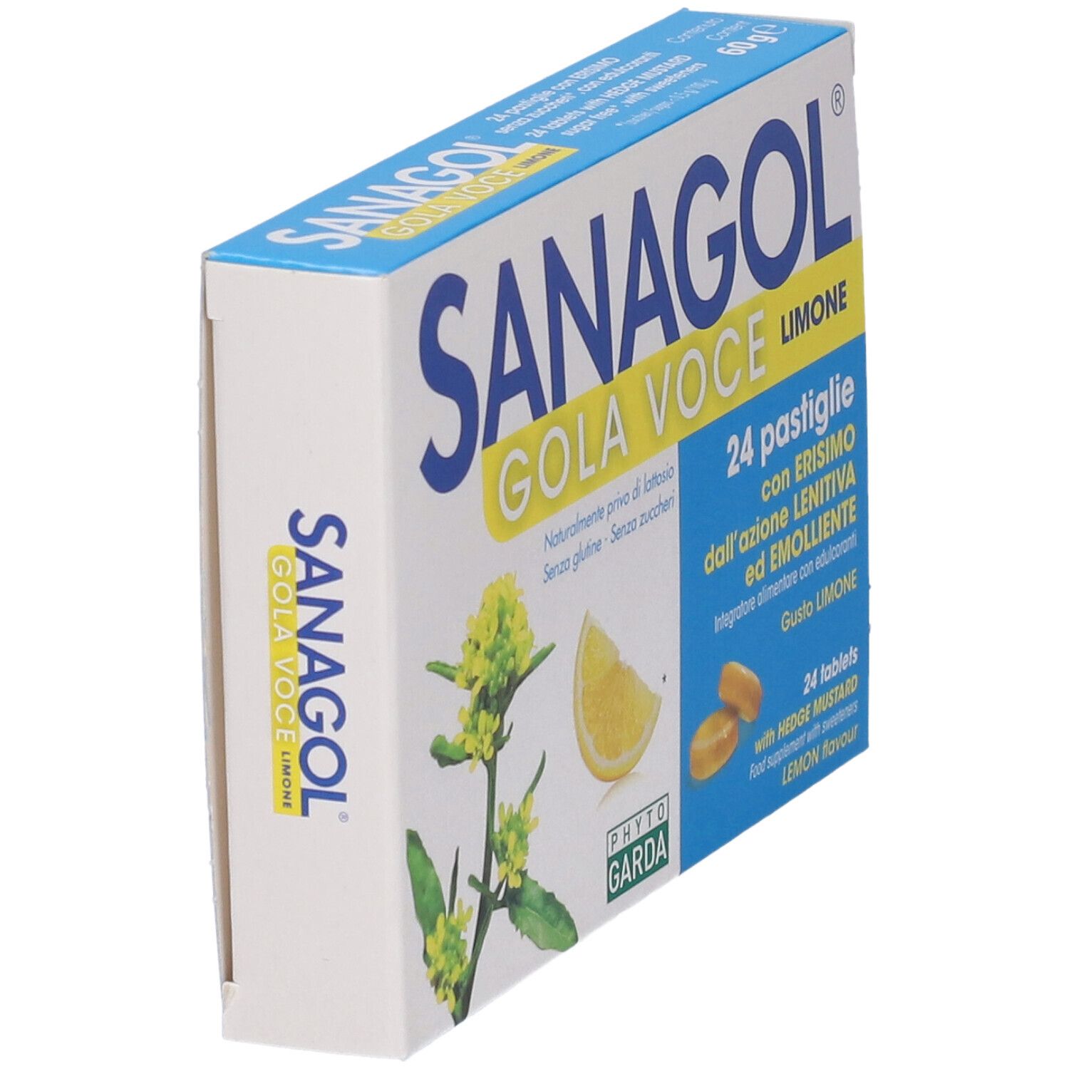 PhytoGarda Sanagol® Gola Voce Gusto Limone 70 g Caramelle view 2