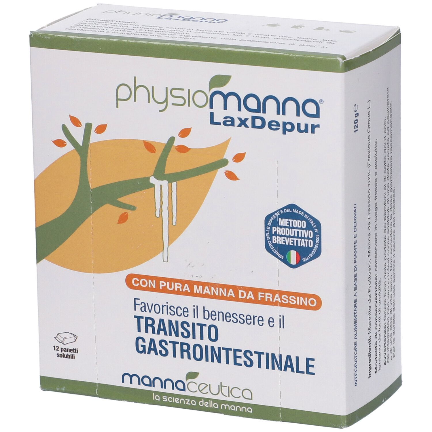 Bionaturae Physiomanna Laxdepur Mannite Dufour 12 Panetti Solubili Da 10 G - Immagine 3