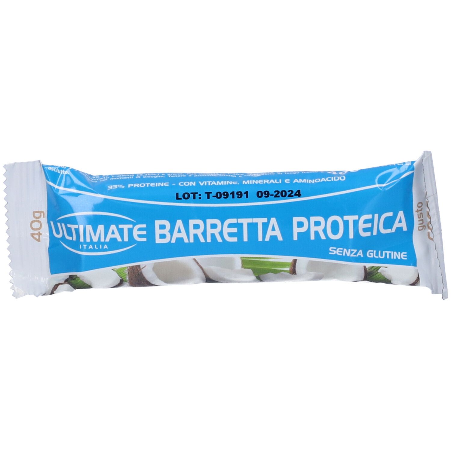 Ultimate Barretta Proteica Cocco 40 G 1 Pezzo - risparmia il 10% con il codice: TOP10