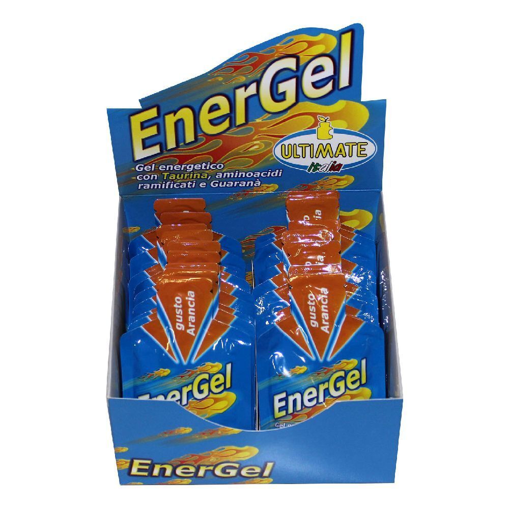 ULTIMATE EnerGel Gusto Arancia Box da 24 Pz - risparmia il 10% con il codice: TOP10