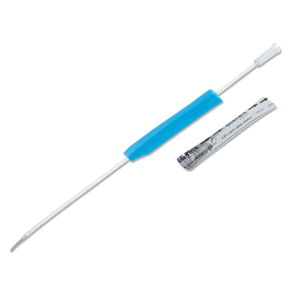 Catetere Autolubrificante In Pvc Liquick Base A 1 Via 2 Fori Smussati Diametro Ch14 Lunghezza 40 Cm Punta Tiemann Con Soluzione Fisiologica 60 Pezzi