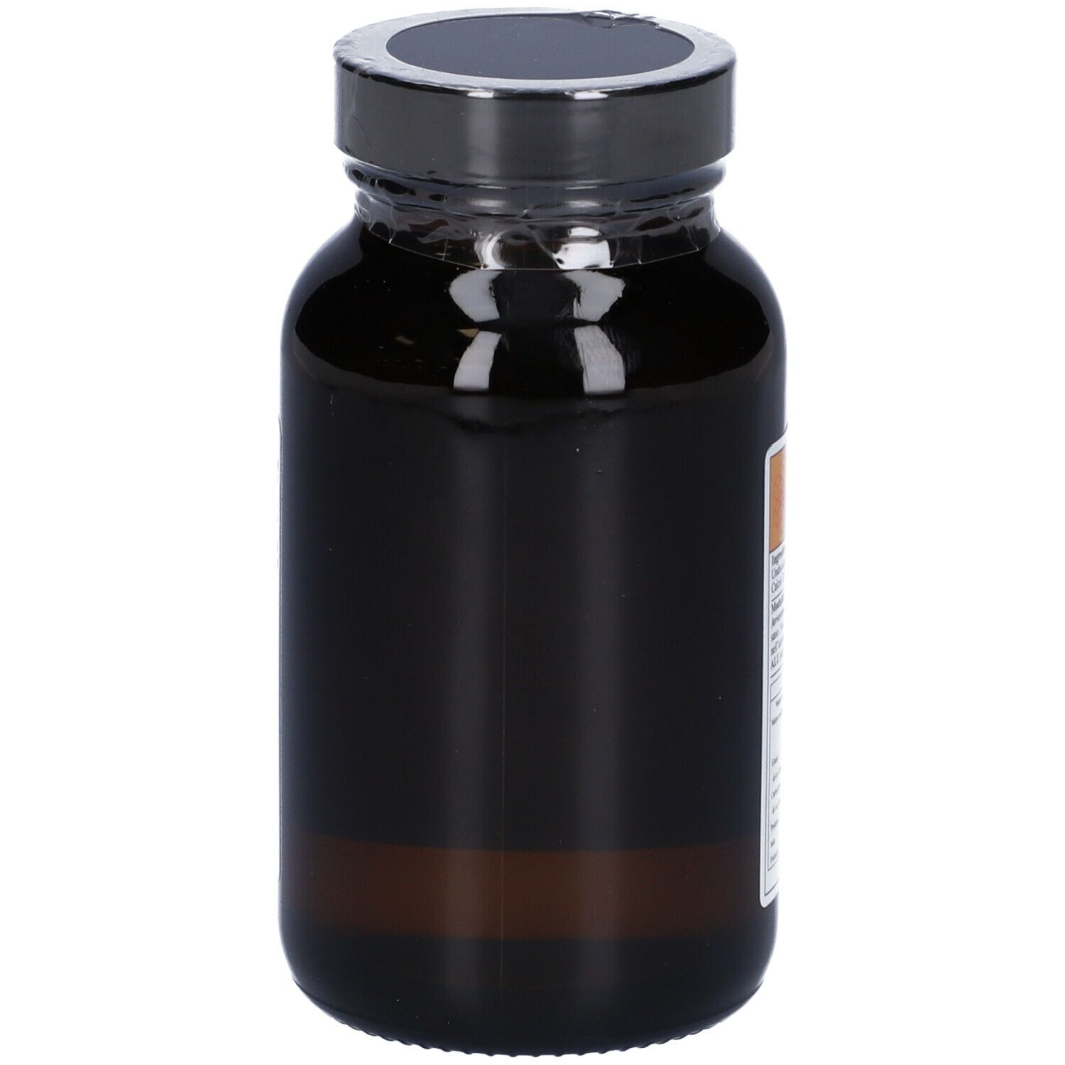 Flacone di vetro marrone con tappo nero. L'etichetta riporta "Citozym Integratore Alimentare".