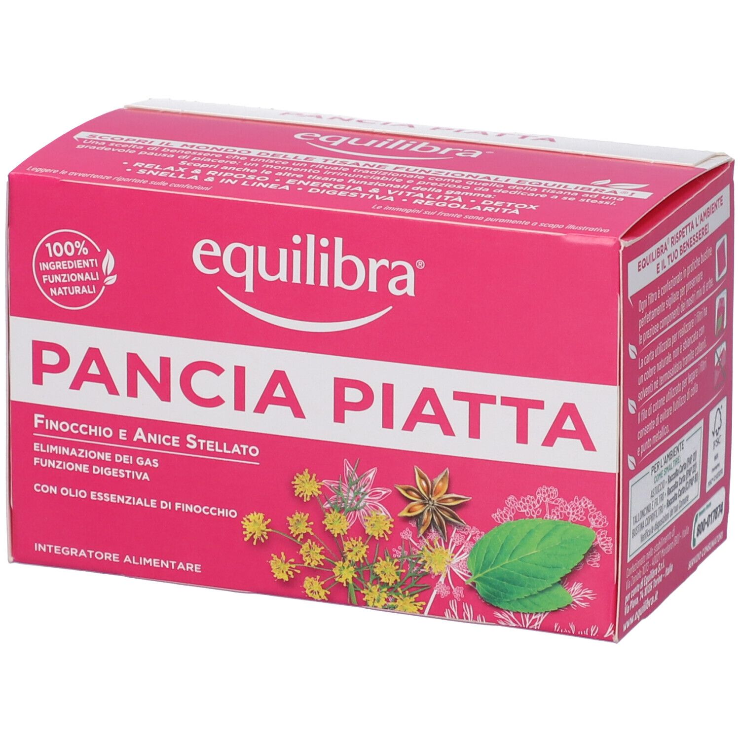 Equilibra Verde Tisana Pancia Piatta 15 Filtri - Immagine 4