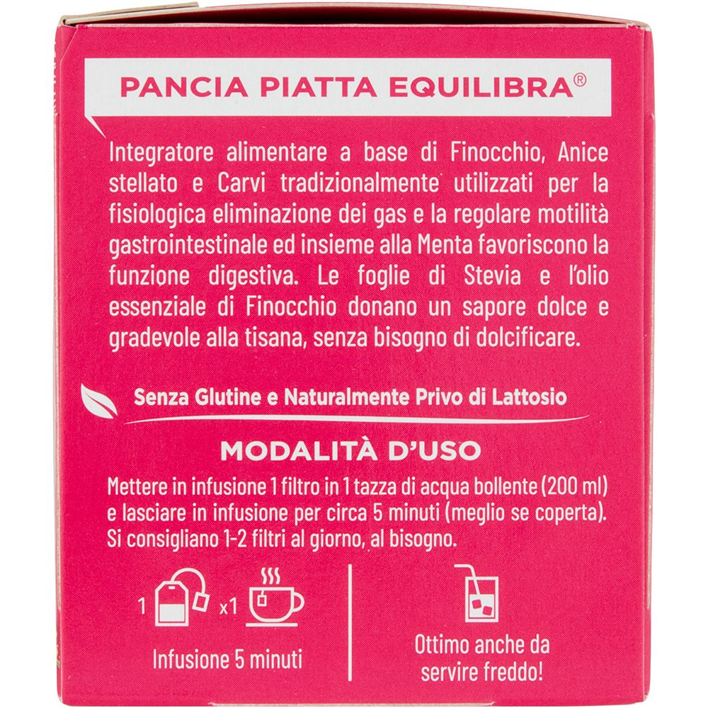 Lato della confezione rosa. Contiene istruzioni per l'uso e informazioni.