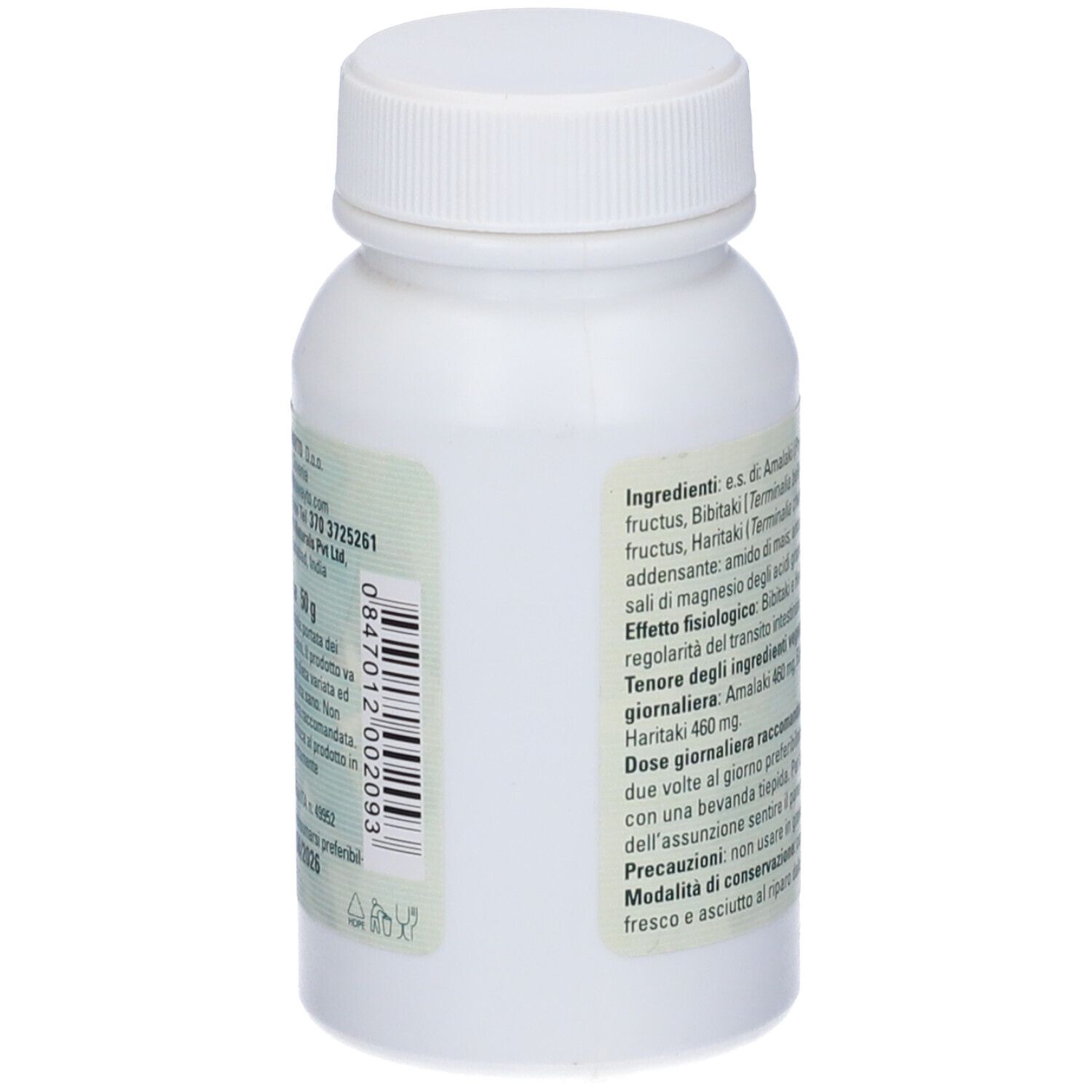Integratore alimentare Nawayto Triphala, 100 capsule.
