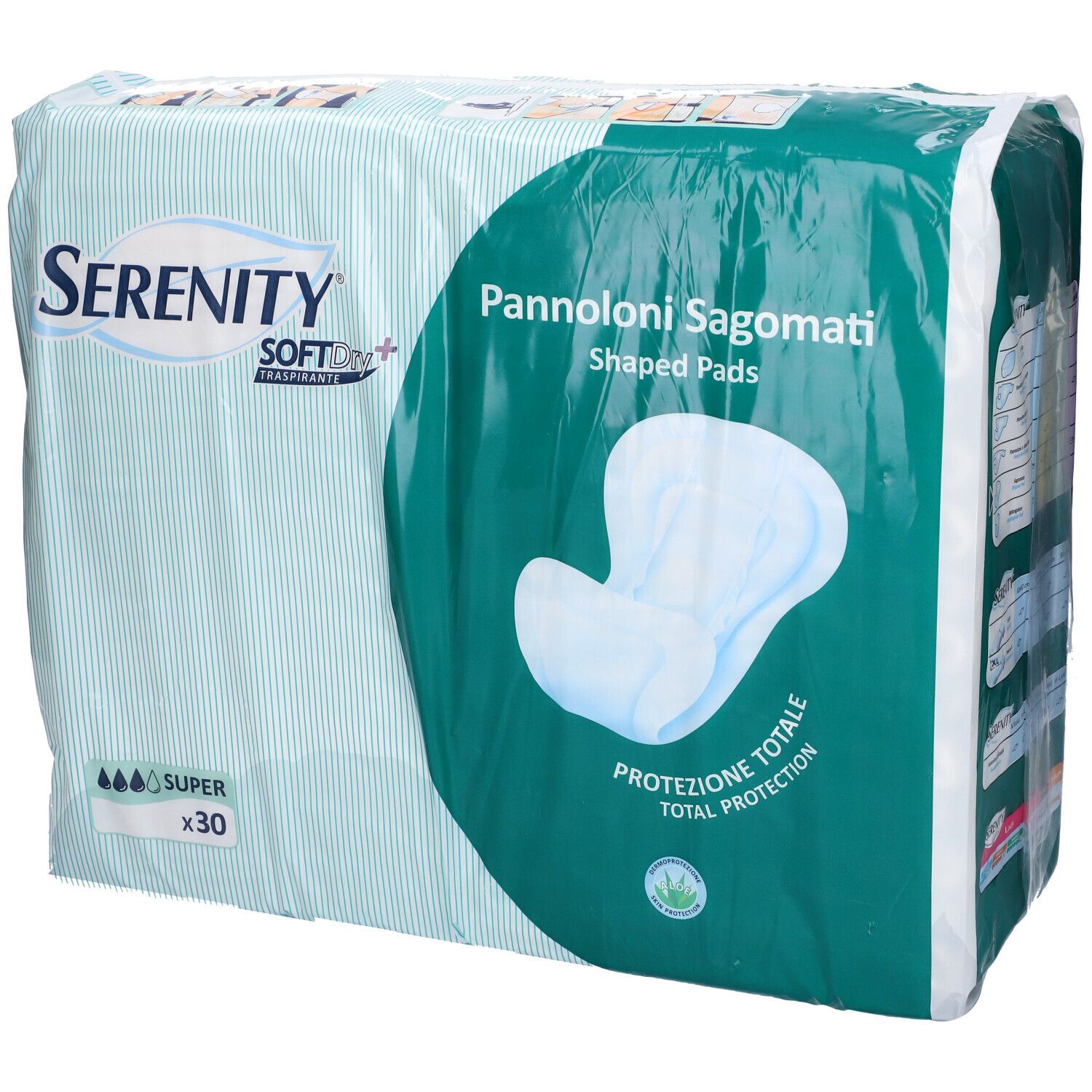Serenity® SoftDry+ Pannoloni Sagomati con Aloe Vera