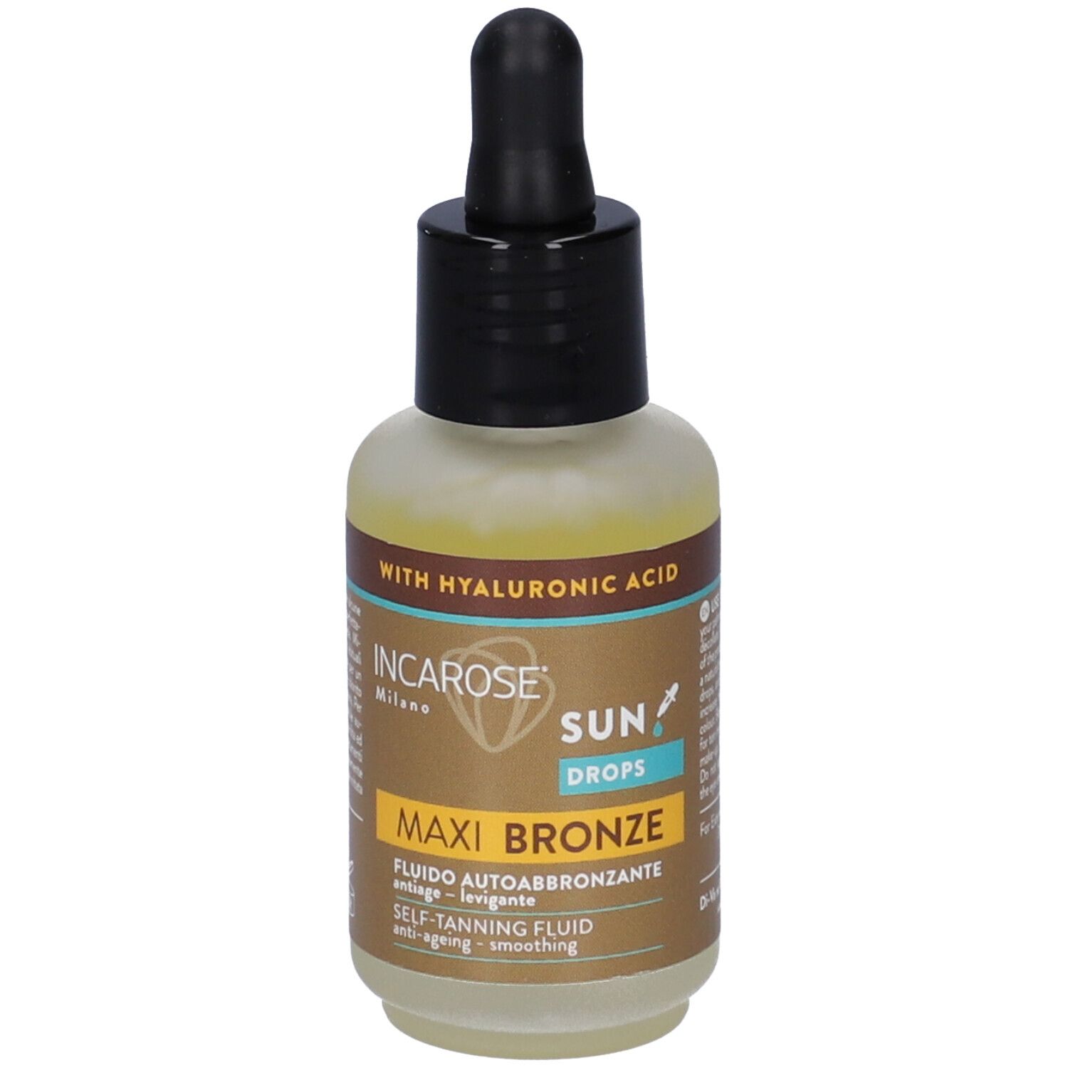 Incarose Maxi Bronze Sun Drops Fluido Autoabbronzante 30 Ml