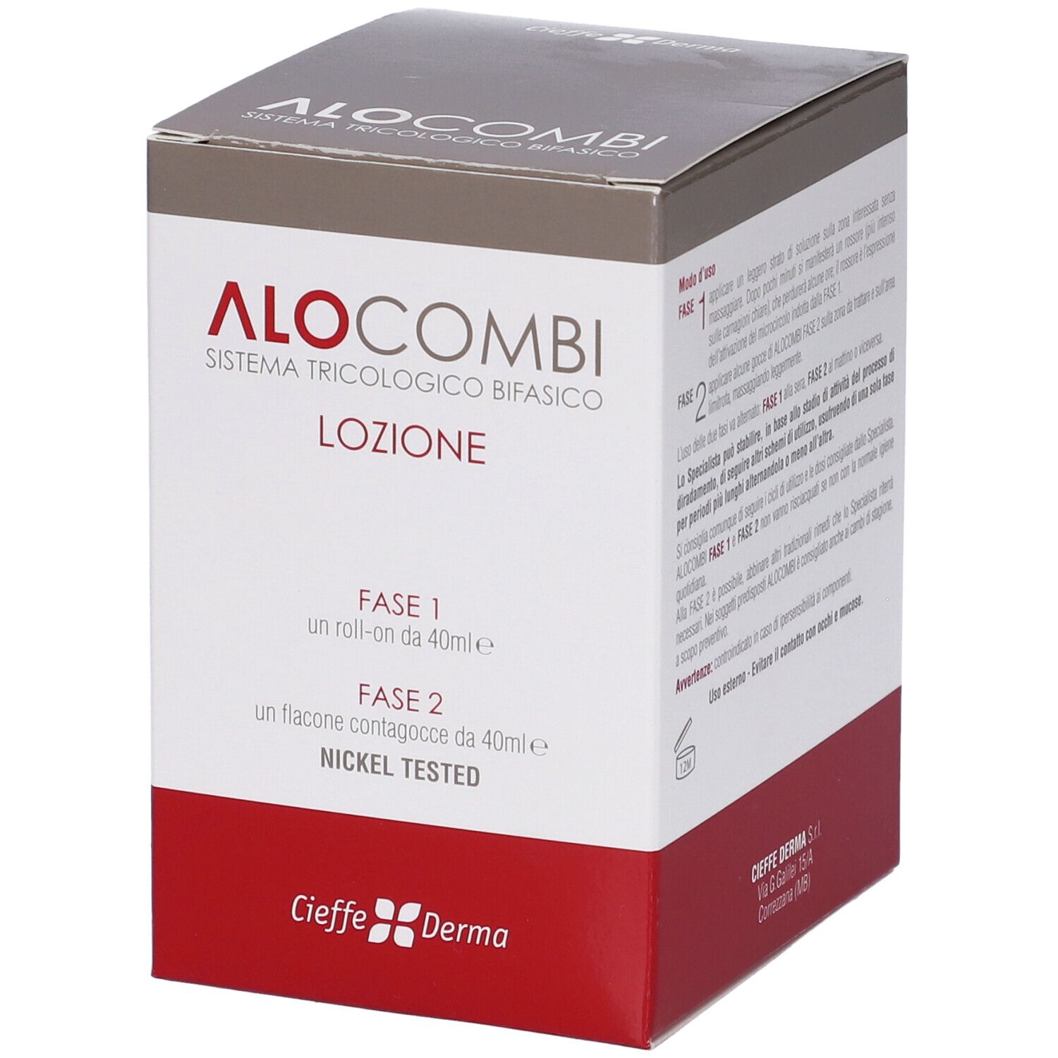 Alocombi Lozione 2 Roll-On + Flacone 40 Ml