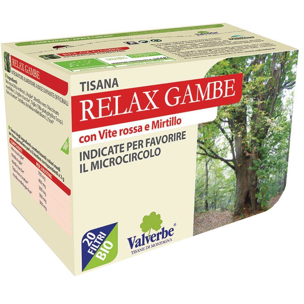 Biotobio Tisana Relax Gambe 20G - Immagine 7
