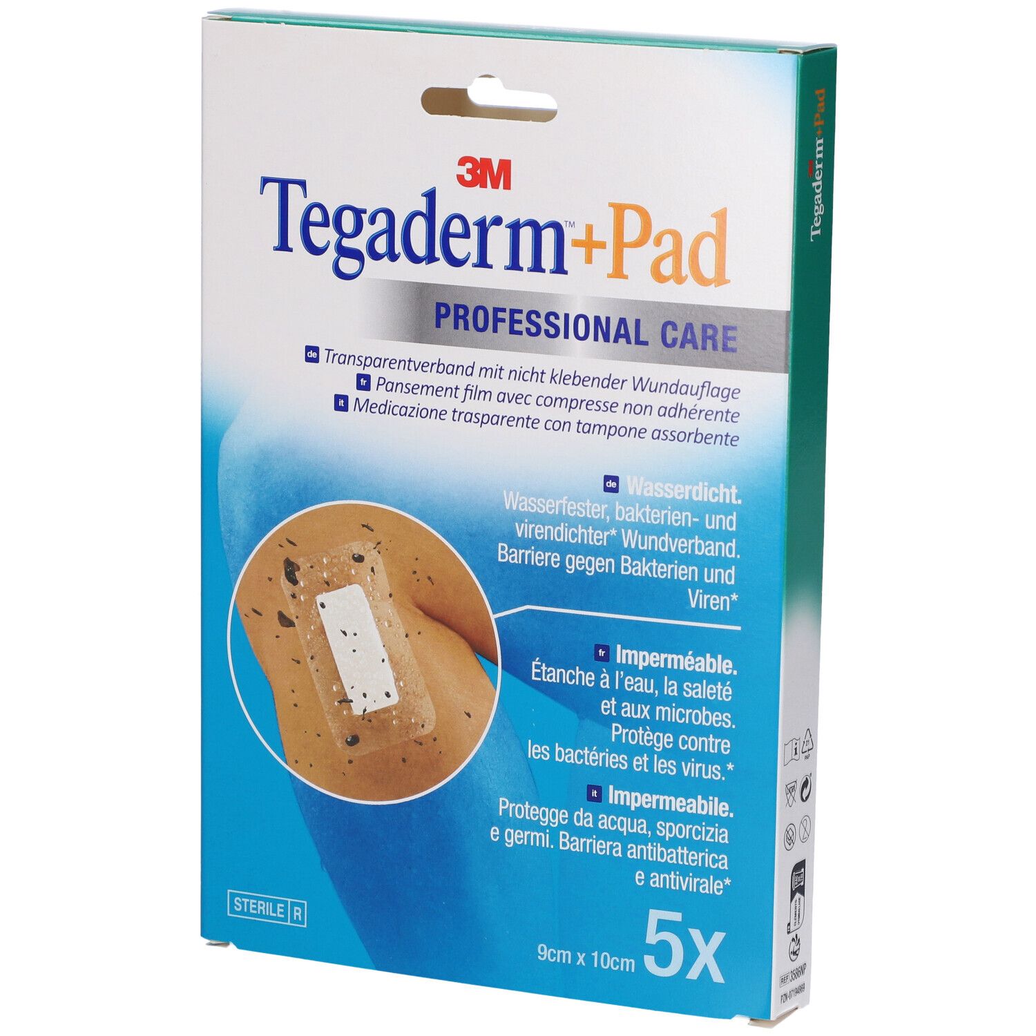 3M Italia 3M Cerotto Tegaderm Pad - 5 Cerotti 9 x 10 cm - Immagine 5