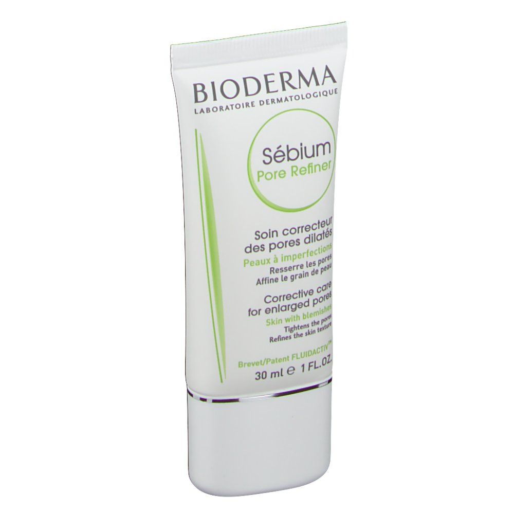 Tubo crema con logo e nome prodotto. Caratteristiche: affinamento pori, imperfezioni. 30 ml.