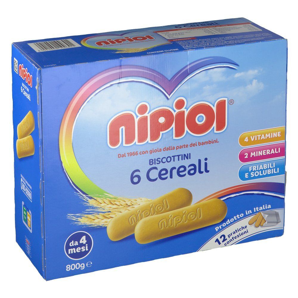 Nipiol® Biscottini 6 Cereali