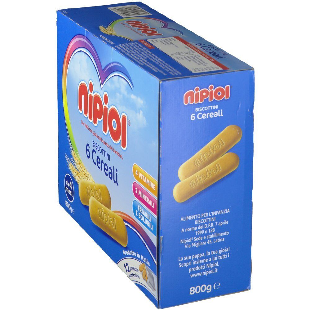 Nipiol Biscottini 6 Crl 800g