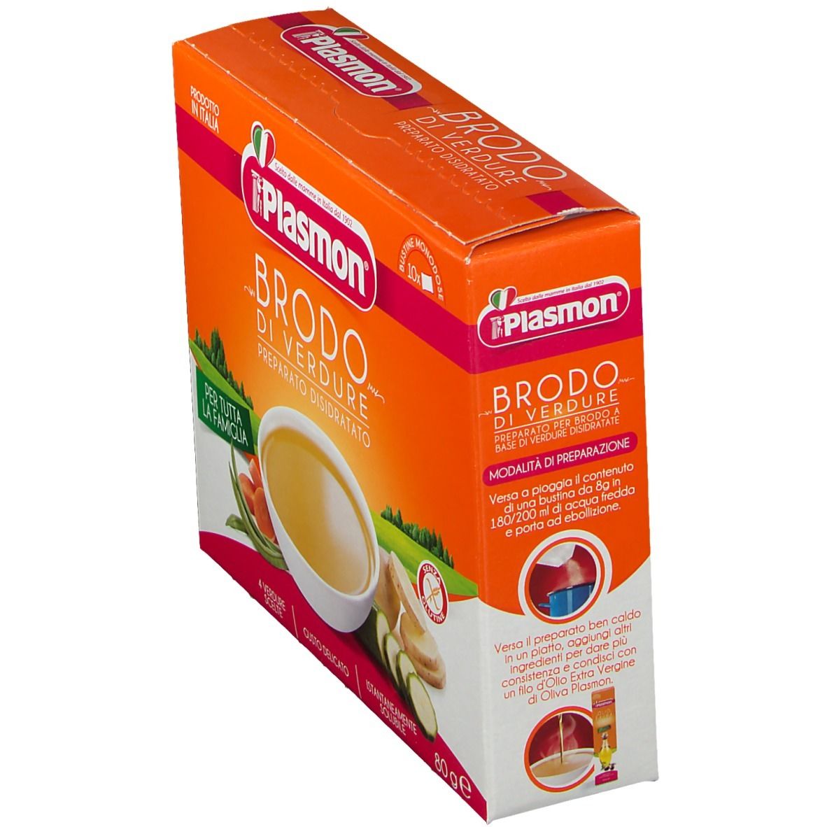 Verdure Trockenbrühe Gemüse 80 G 1 Stück Plasmon