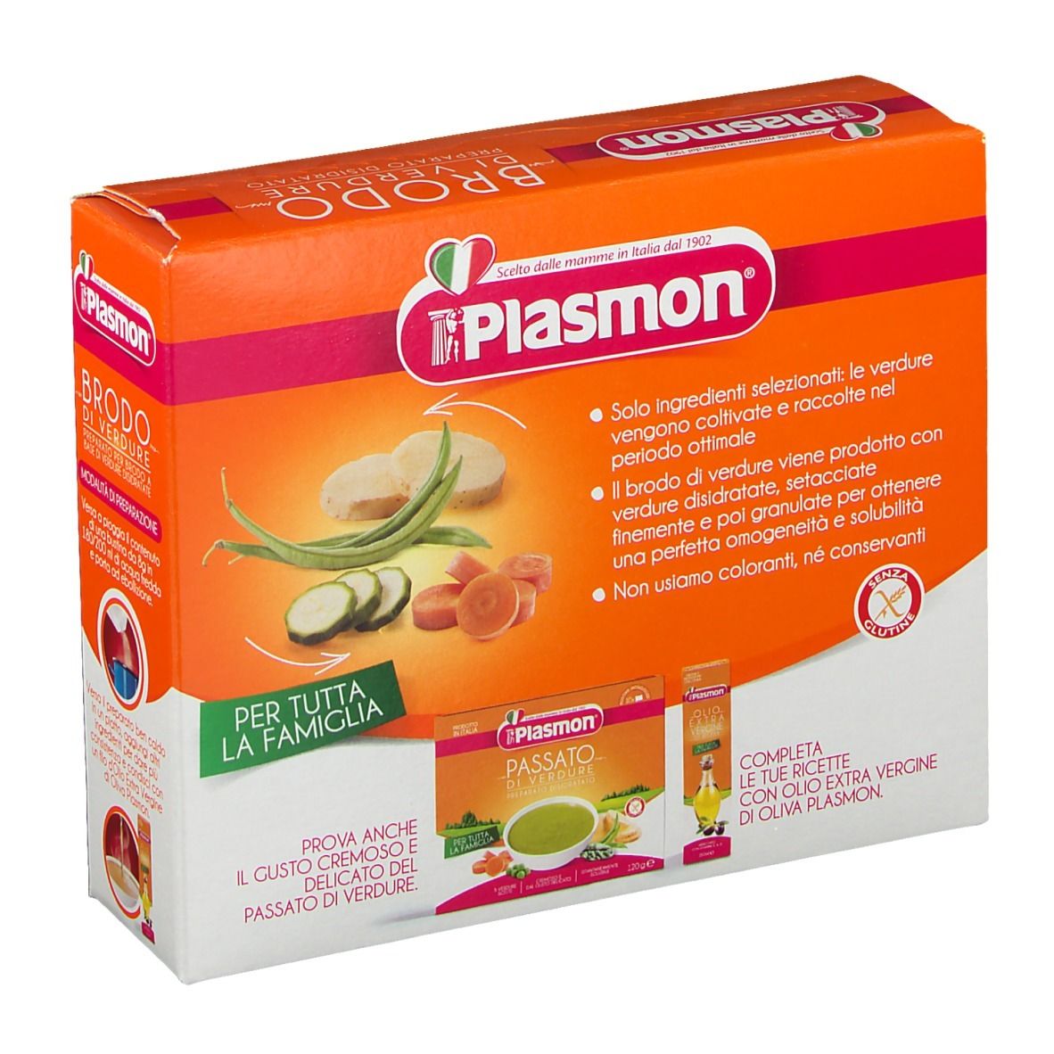 Verdure Trockenbrühe Gemüse 80 G 1 Stück Plasmon