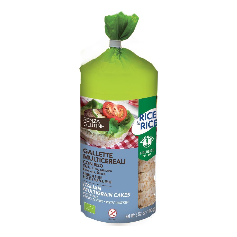 Probios Grano Rice&Rice Gallette Multicereali 100 G Senza Lievito - Immagine 6