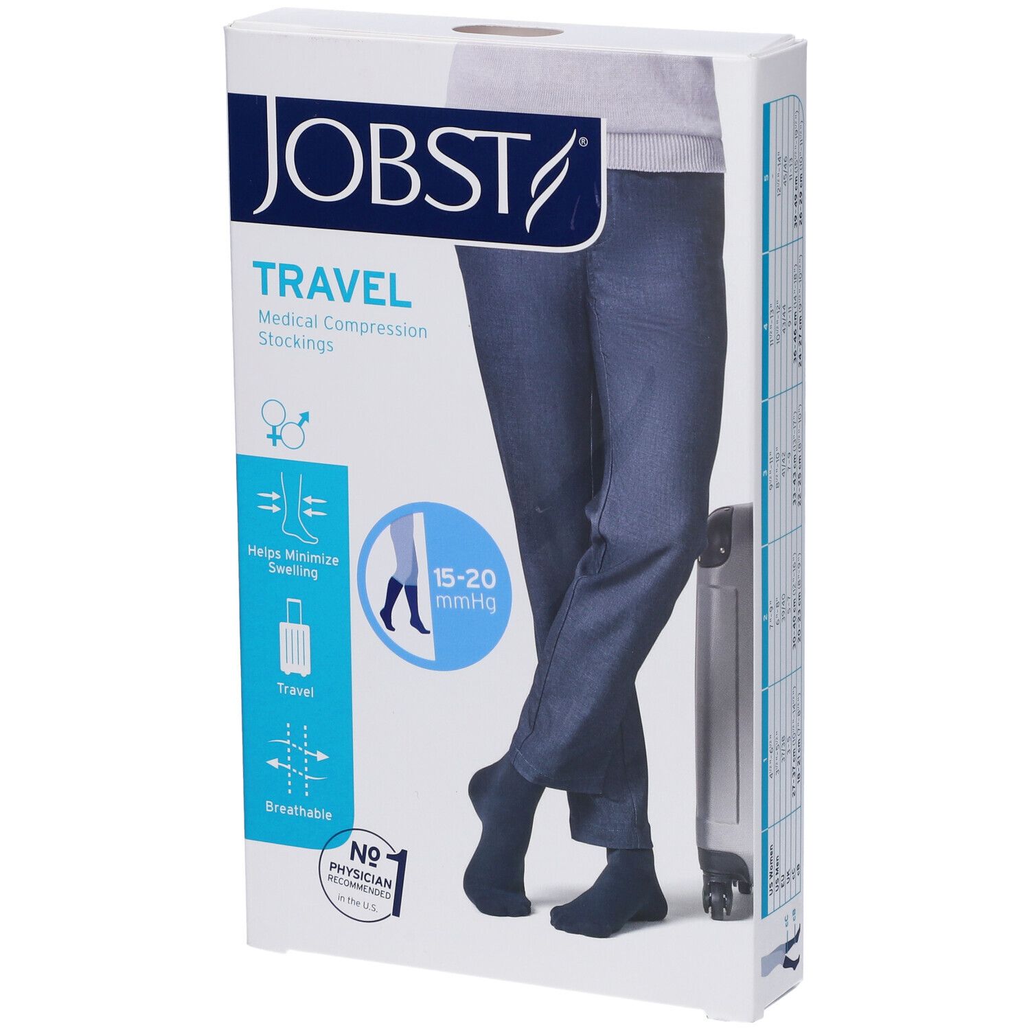 Jobst Travel Calza Nera Taglia L