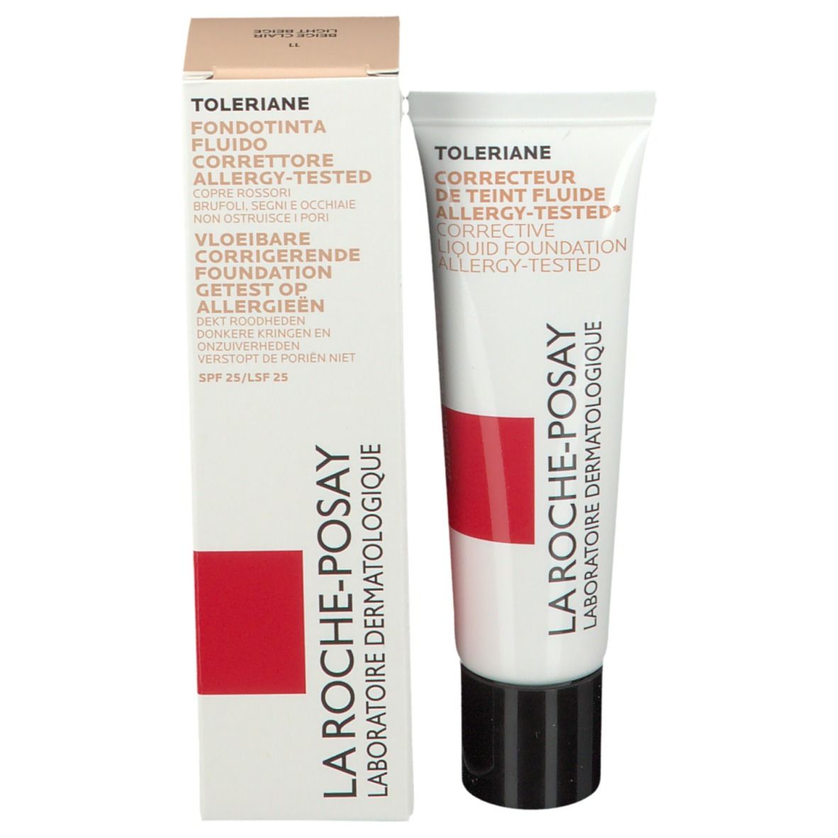 La Roche Posay Toleriane Make Up Fluid Light Beige Lsf Ml