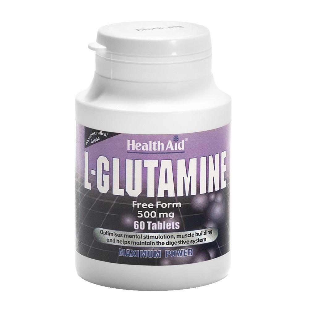 Healthaid Italia Healthaid L-Glutamina 500 Mg Forma Libera 60 Compresse - Immagine 3