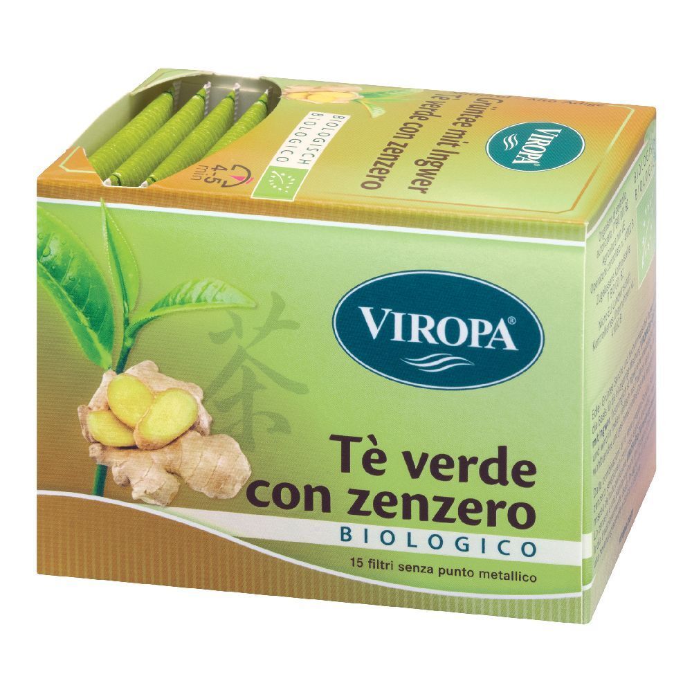 Viropa Te'  Verde con Zenzero Bio Bustine