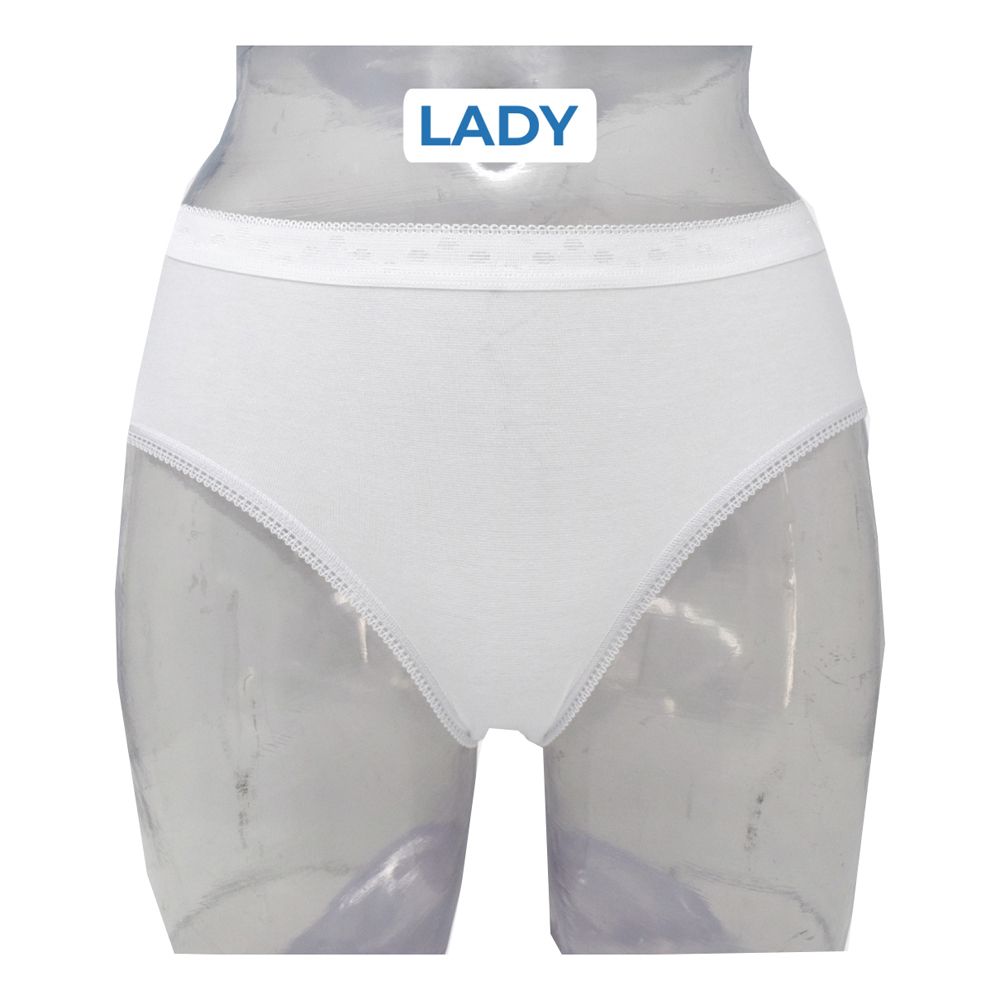 Pantystretch Lady Mutande Igieniche Bianco 3