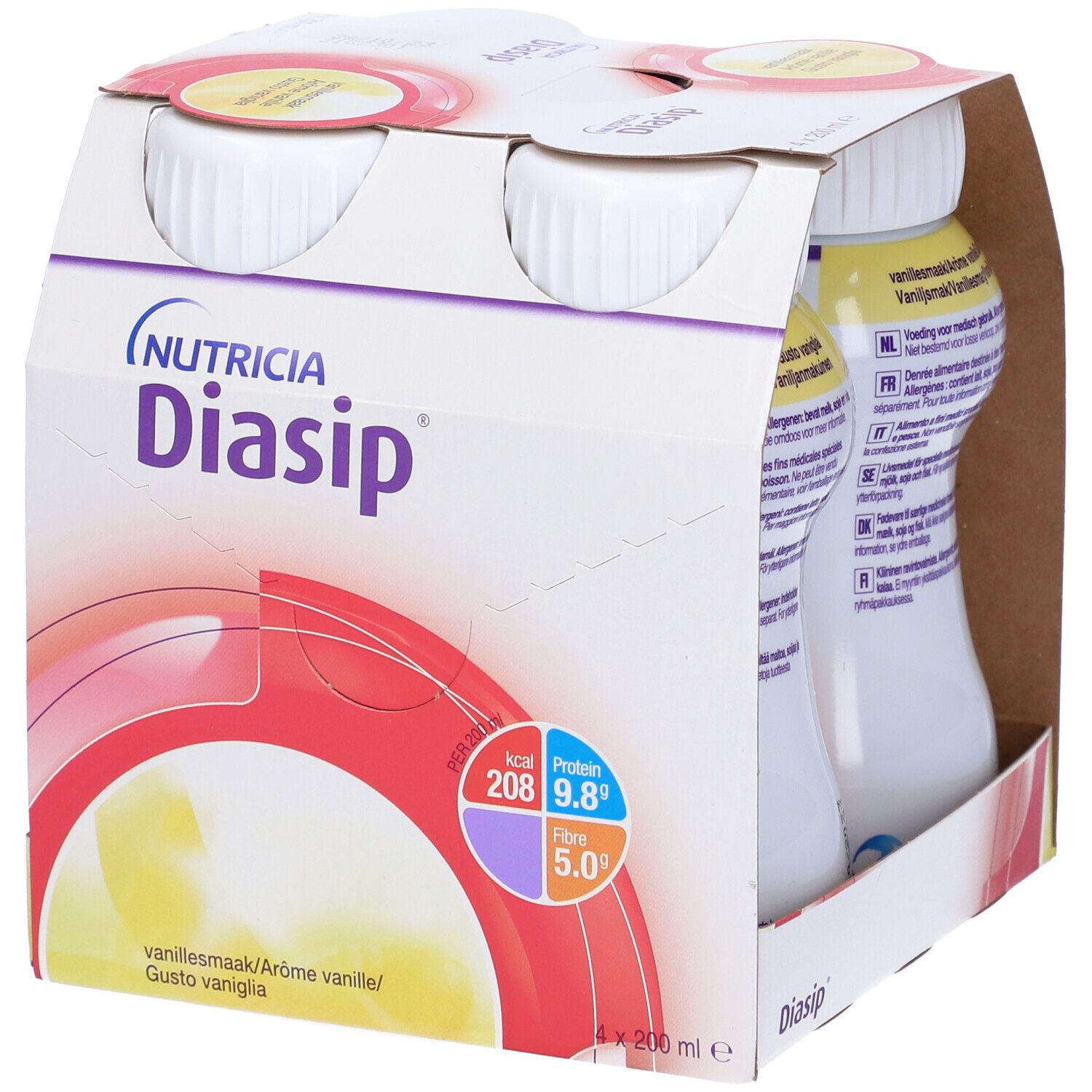 Diasip Vaniglia 200 Ml 4 Pezzi
