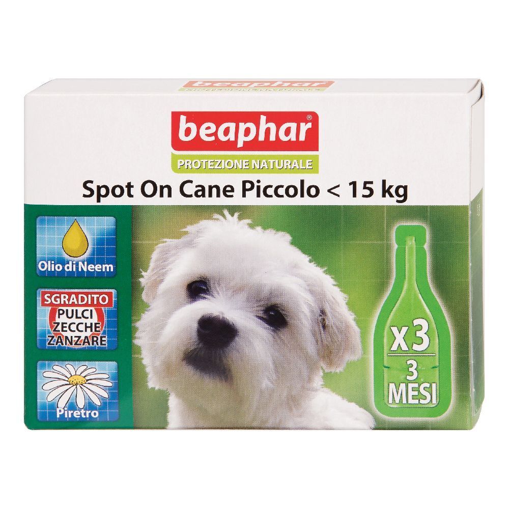 Beaphar Spot On für kleine Hunde bis 15kg, 3x 3 Monate.