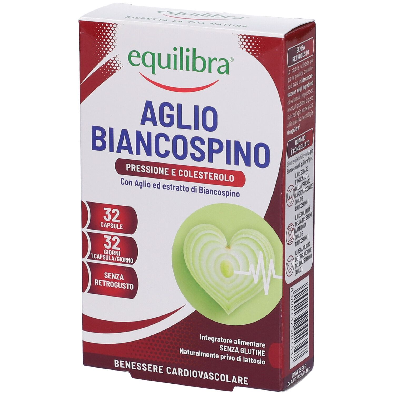 Equilibra Aglio Biancospino Integratore Per Pressione 32 Perle - Immagine 3