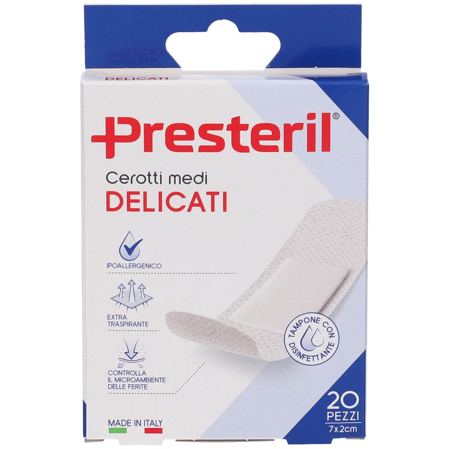 Presteril Pflasterbox, 20 Stück, 7x2cm